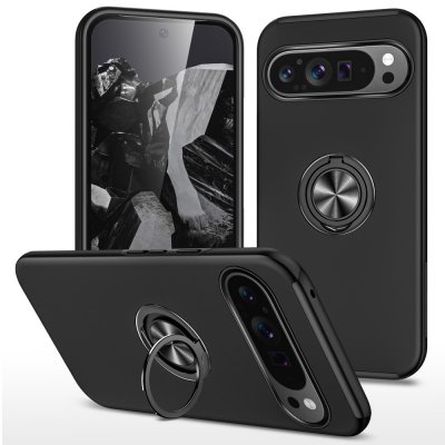 Google Pixel 9 Pro XL Skal Ringhållare Svart