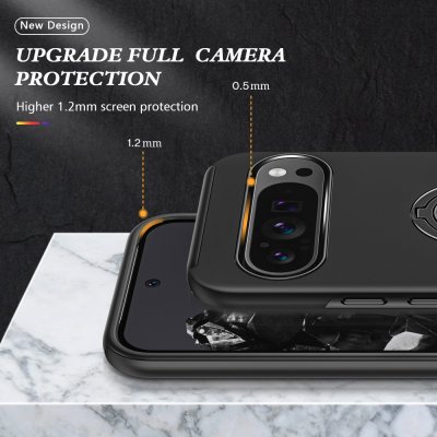 Google Pixel 9 Pro XL Skal Ringhållare Svart