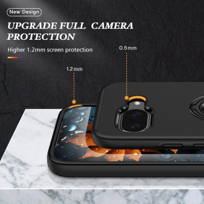 Google Pixel 9a Skal Ringhållare Svart