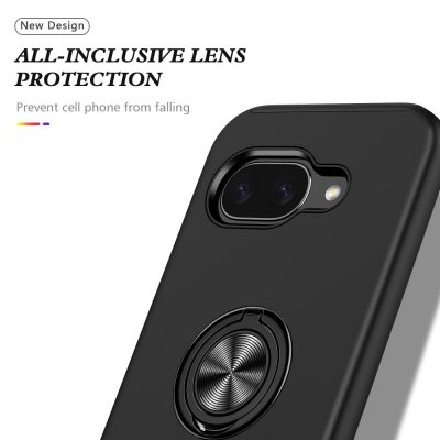 Google Pixel 9a Skal Ringhållare Svart