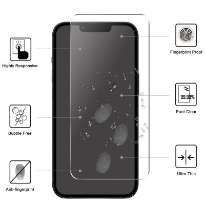 iPhone 16 Pro Max Skärmskydd Härdat Glas 0.3mm