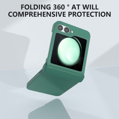 Hårdskal Gummerat Hinge Protection Samsung Galaxy Z Flip 7 FE Grön