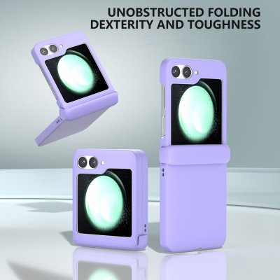 Hårdskal Gummerat Hinge Protection Samsung Galaxy Z Flip 7 FE Lila