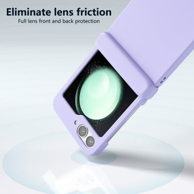 Hårdskal Gummerat Hinge Protection Samsung Galaxy Z Flip 7 FE Lila