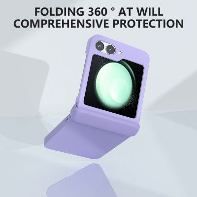 Hårdskal Gummerat Hinge Protection Samsung Galaxy Z Flip 7 FE Lila
