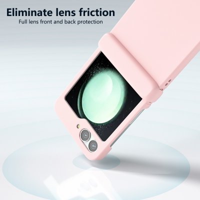 Hårdskal Gummerat Hinge Protection Samsung Galaxy Z Flip 7 FE Rosa