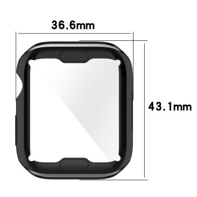 Köp Heltäckande TPU Skal Apple Watch 41mm Series 9 Svart Online