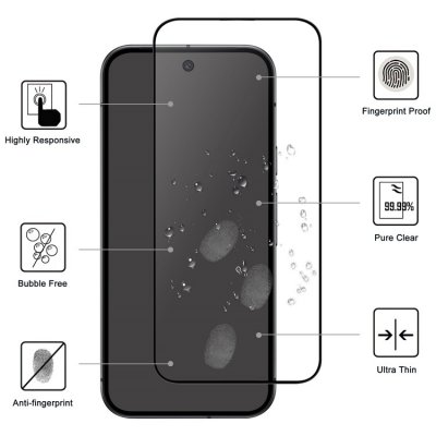 Heltäckande Härdat Glas Skärmskydd Google Pixel 10 Pro XL
