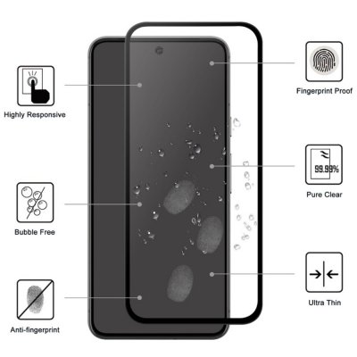 Heltäckande Härdat Glas Skärmskydd Google Pixel 9a