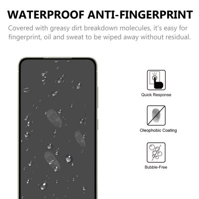 Heltäckande Härdat Glas Skärmskydd Samsung Galaxy S22 Plus Svart - Techhuset.se