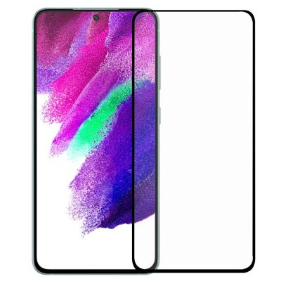 Heltäckande Härdat Glas Skärmskydd Samsung Galaxy S22 Plus Svart - Techhuset.se