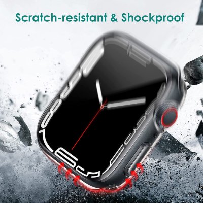 Köp Heltäckande Skal Apple Watch 41mm Series 9 Transparent Online