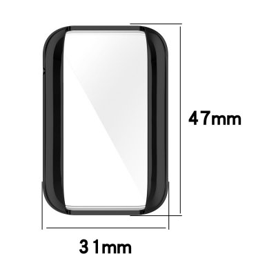 Heltäckande TPU Skal Xiaomi Mi Band 7 Pro Svart - Techhuset.se