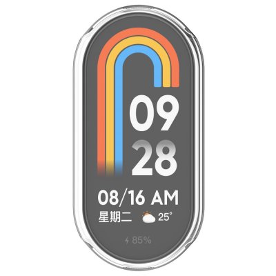 Heltäckande TPU Skal Xiaomi Mi Band 9 Transparent