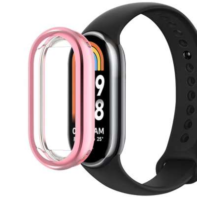 Köp Heltäckande TPU Skal Xiaomi Smart Band 8 Rosa Online