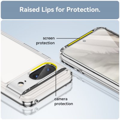 Hybrid Edge Case Google Pixel 8 Transparent
