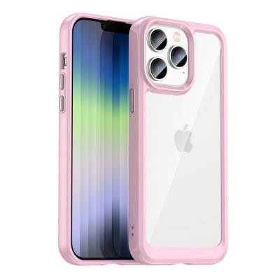 Köp Hybrid Edge Case iPhone 14 Pro Rosa Online