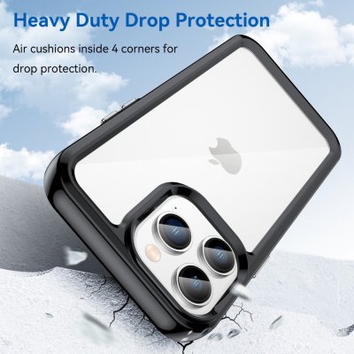 Köp Hybrid Edge Case iPhone 14 Pro Svart Online