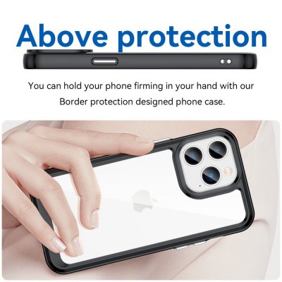 Köp Hybrid Edge Case iPhone 14 Pro Svart Online