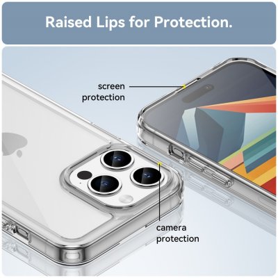 Köp Hybrid Edge Case iPhone 15 Pro Transparent Online