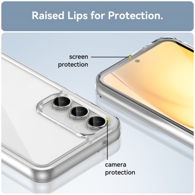 Köp Hybrid Edge Case Samsung Galaxy S23 FE Transparent Online