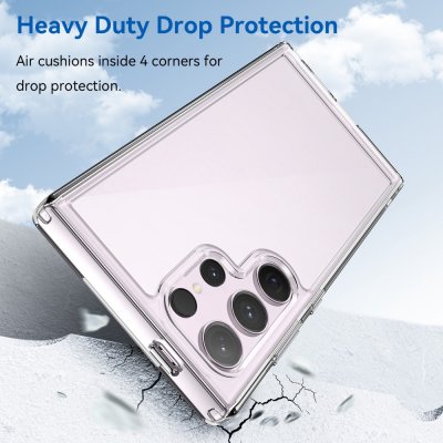 Köp Hybrid Edge Case Samsung Galaxy S24 Ultra Transparent Online