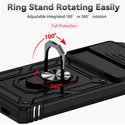 skal Google Pixel 7 Ring + Kameraskydd Svart