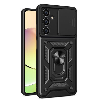 Köp Hybridskal Samsung Galaxy S23 FE Ring + Kameraskydd Svart Online