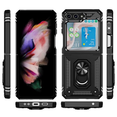 Köp Hybridskal Samsung Galaxy Z Flip 5 Ringhållare Svart Online