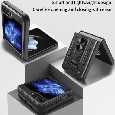 skal Samsung Galaxy Z Flip 7 FE Ringhållare Svart