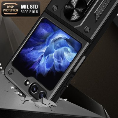 skal Samsung Galaxy Z Flip 6 Ringhållare Svart