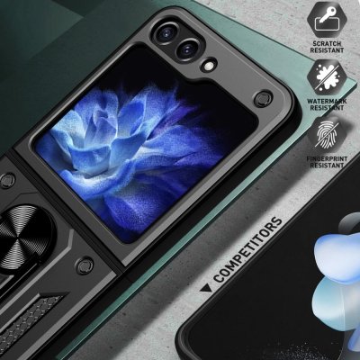 skal Samsung Galaxy Z Flip 7 FE Ringhållare Svart