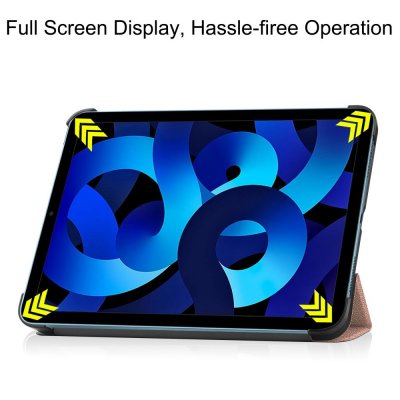 Apple iPad 11 11th Gen (2025) Fodral Tri-fold Roséguld