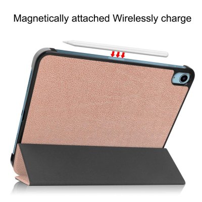 Apple iPad 11 11th Gen (2025) Fodral Tri-fold Roséguld