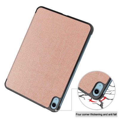 Apple iPad 11 11th Gen (2025) Fodral Tri-fold Roséguld
