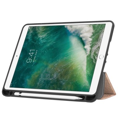iPad 9.7 6th Gen (2018) Fodral Med Pencil-hållare Rosa