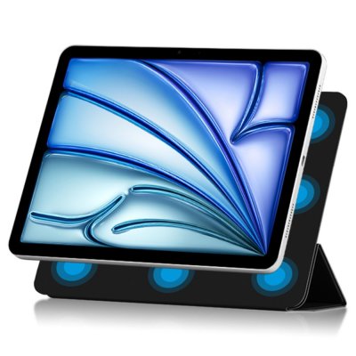 Apple iPad Air 11 8th Gen (2026) Fodral Tri-fold Magnetic Svart