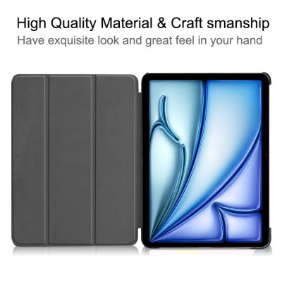 Apple iPad Air 11 7th Gen (2025) Fodral Tri-fold Svart