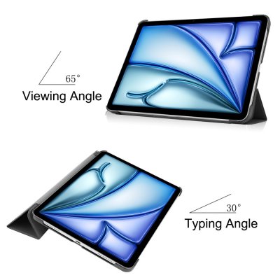 Apple iPad Air 11 7th Gen (2025) Fodral Tri-fold Svart