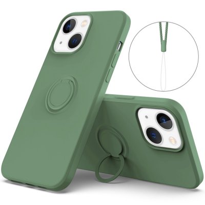 Köp iPhone 14 Plus Skal Med Ringhållare Grön Online