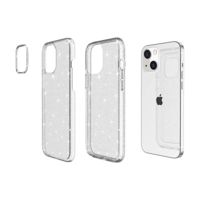 Köp iPhone 14 Skal Glitter Transparent Online