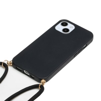 Köp iPhone 14 Skal Halsband Svart Online