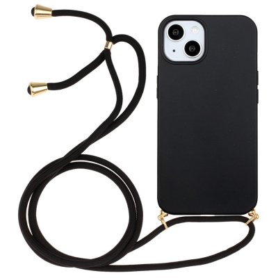 Köp iPhone 14 Skal Halsband Svart Online