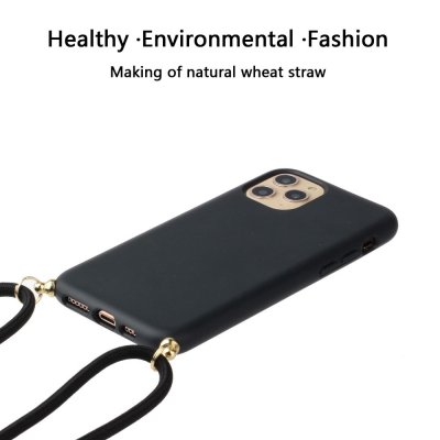 iPhone 16 Pro Skal Halsband Svart