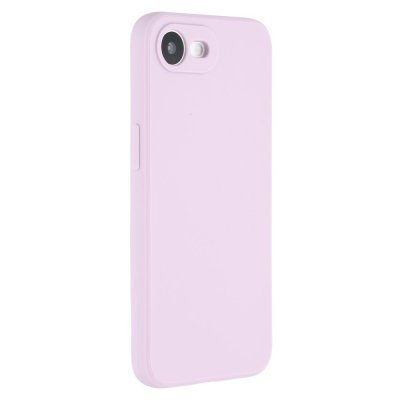iPhone 17e i lila TPU-skal – sidovy