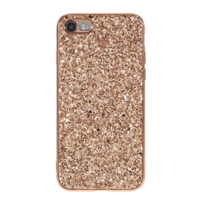iPhone 7/8/SE Skal Glitter Roséguld - Techhuset.se