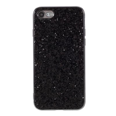 iPhone 7/8/SE Skal Glitter Svart - Techhuset.se