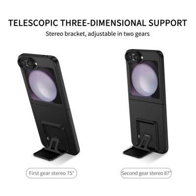 Kickstand Skal Samsung Galaxy Z Flip 7 FE Svart