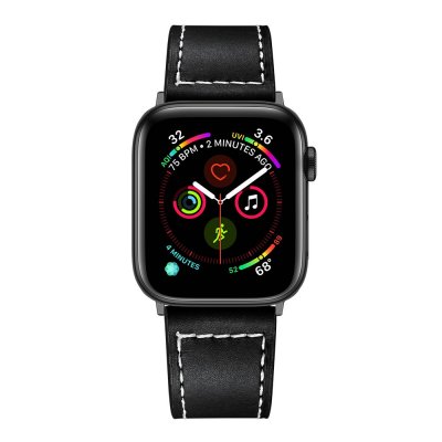Köp Klassiskt Läderarmband Apple Watch Ultra 2 49mm Svart Online