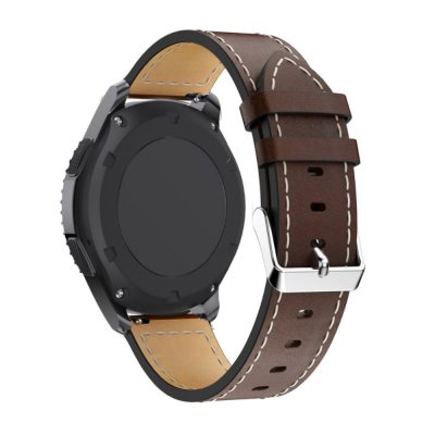 Köp Klassiskt Läderarmband Samsung Galaxy Watch 6 44mm Brun Online